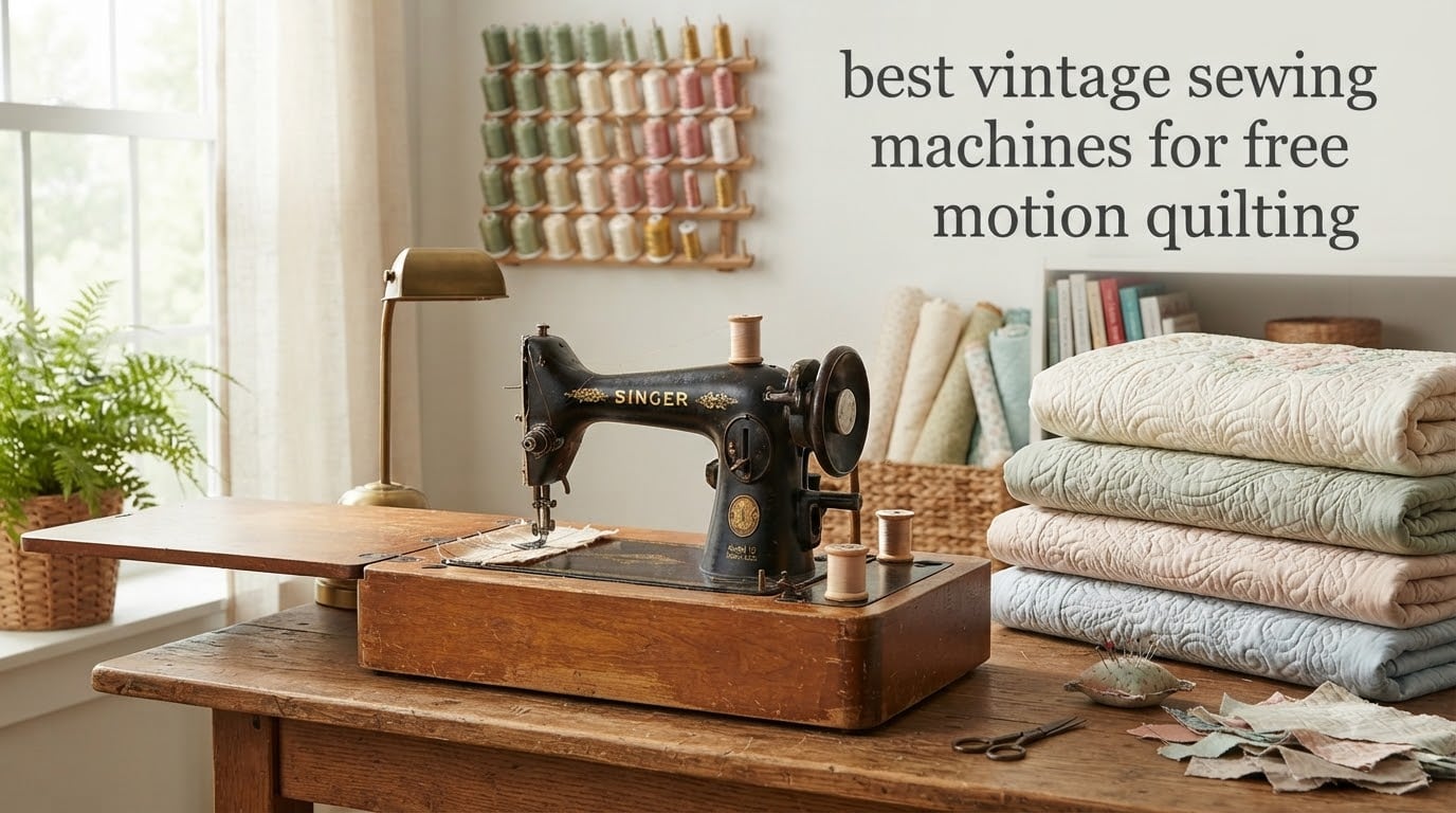 best vintage sewing machines for free motion quilting