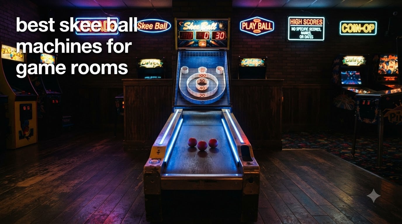 best skee ball machines for game rooms