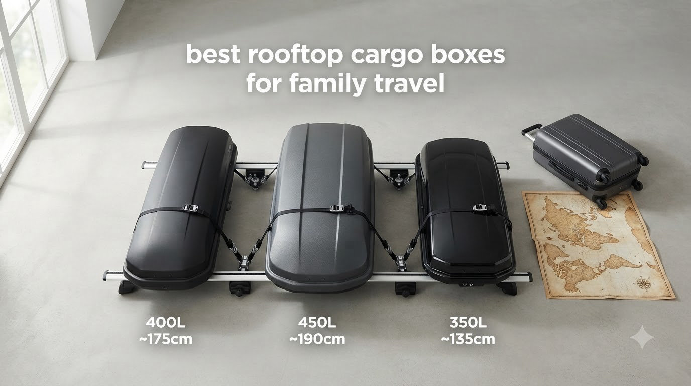 best rooftop cargo boxes for family travel