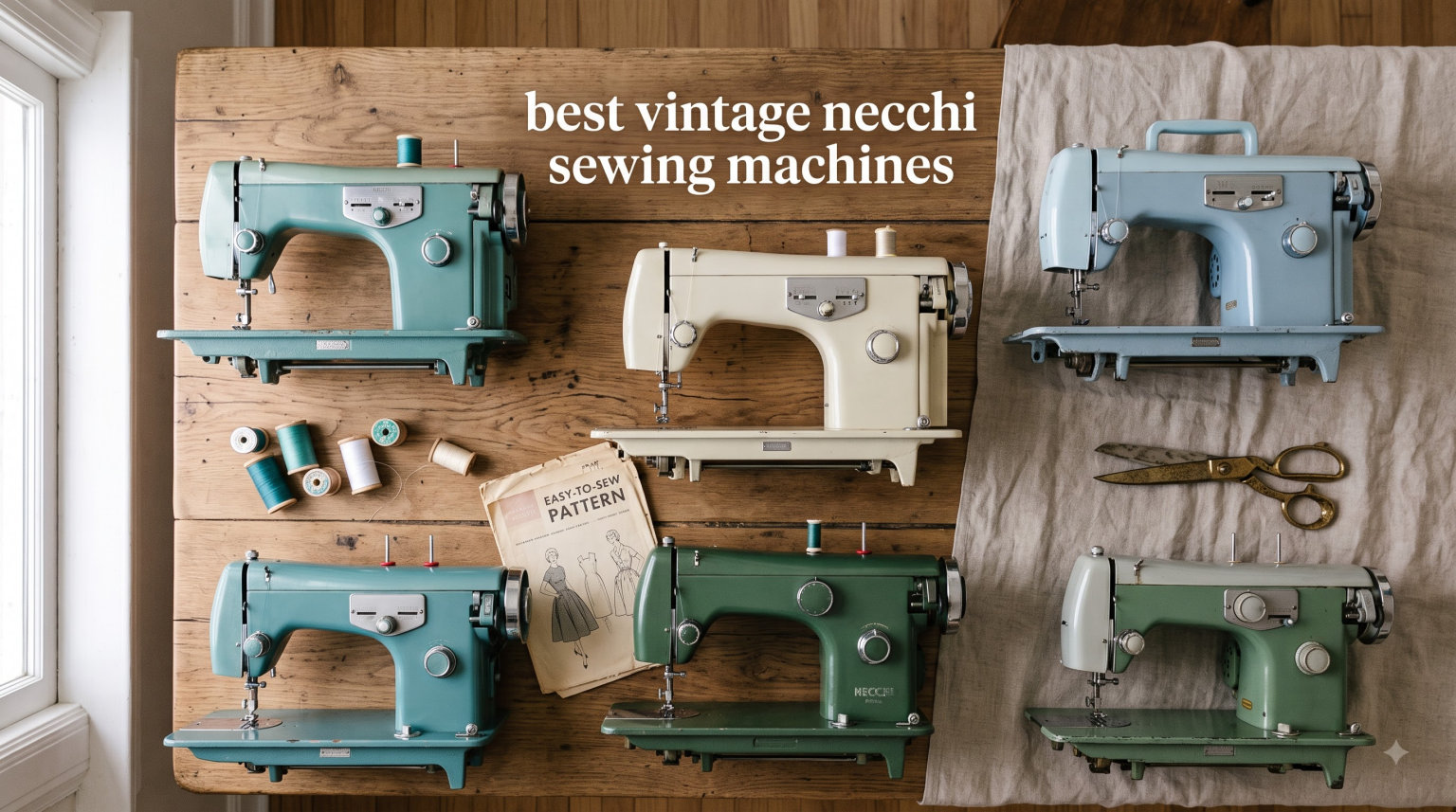 best vintage necchi sewing machines