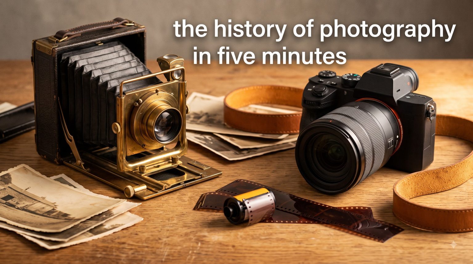 the history of photography in five minutes