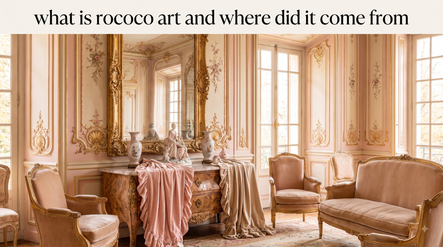 what is rococo art and where did it come from