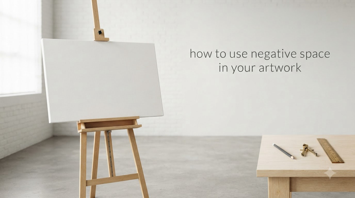 how to use negative space in your artwork