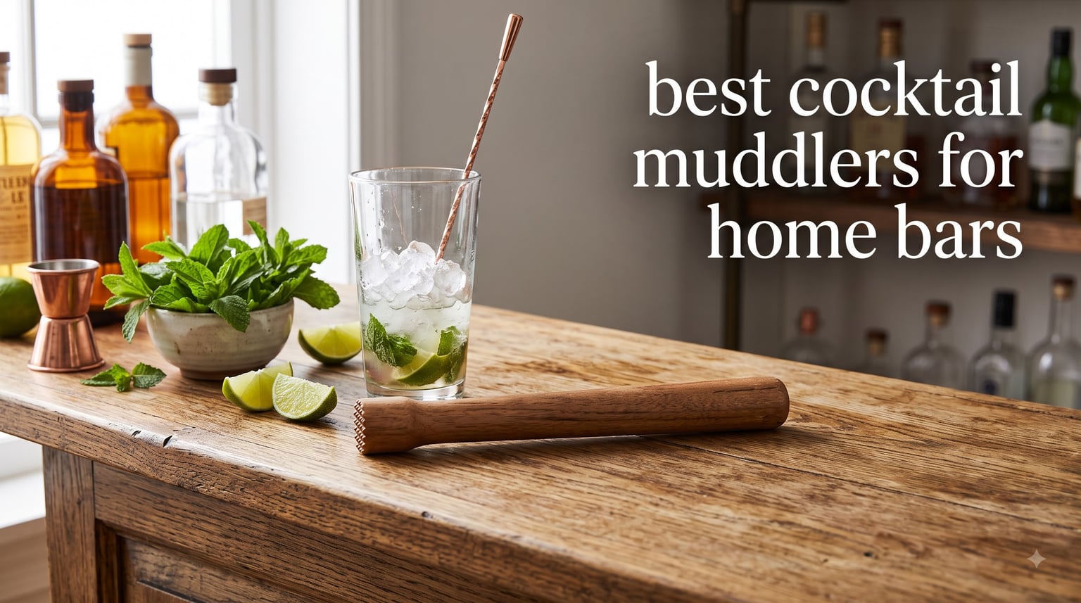 best cocktail muddlers for home bars