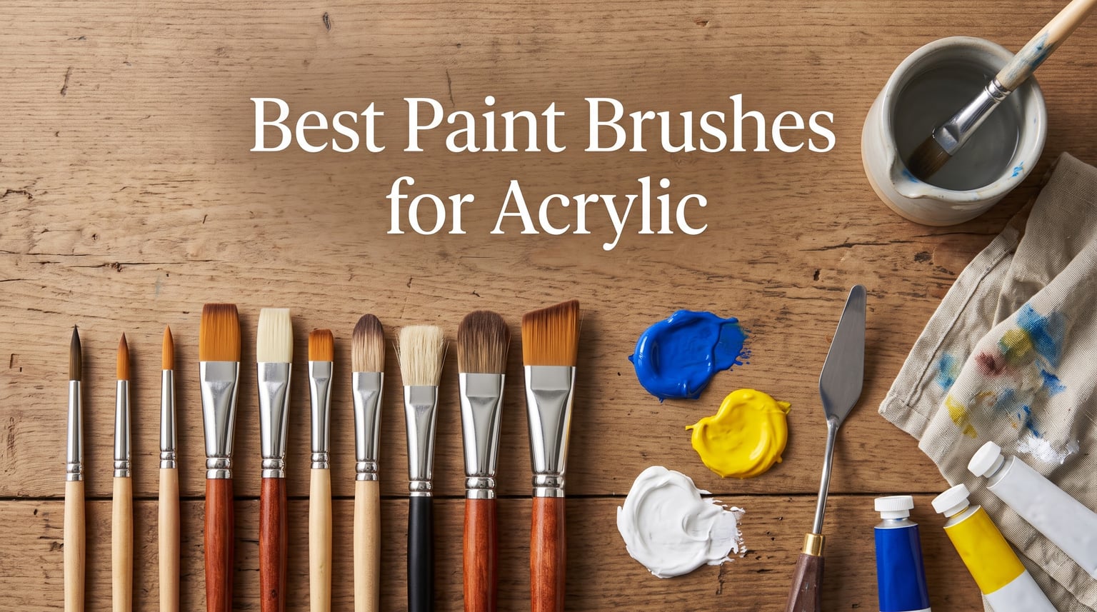 Best Paint Brushes for Acrylic