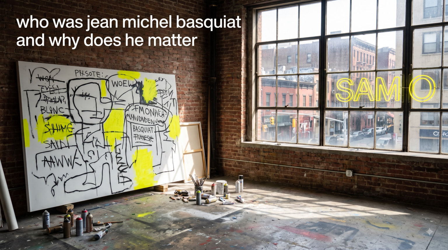 who was jean michel basquiat and why does he matter