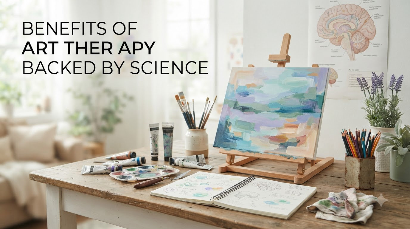 benefits of art therapy backed by science