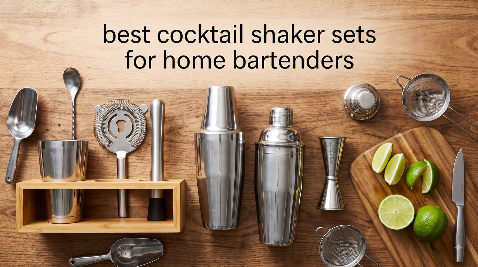 best cocktail shaker sets for home bartenders