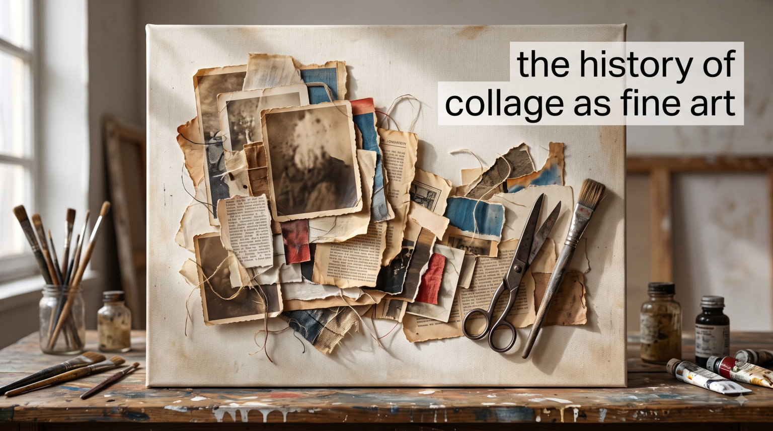 the history of collage as fine art