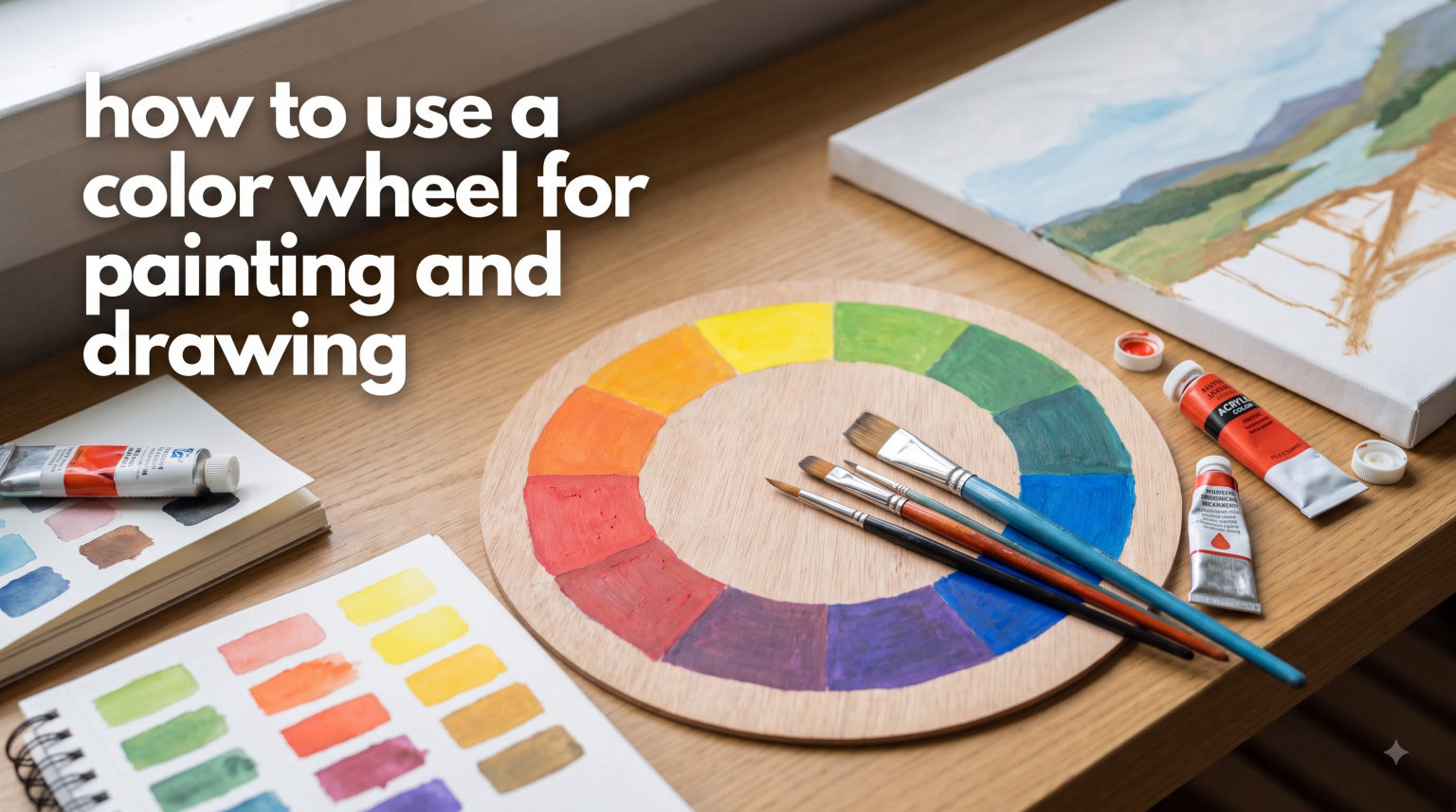 how to use a color wheel for painting and drawing