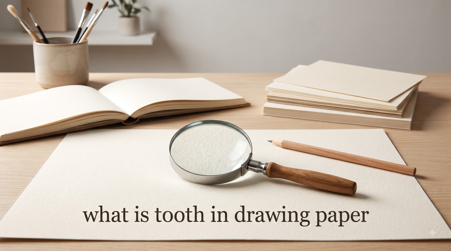what is tooth in drawing paper