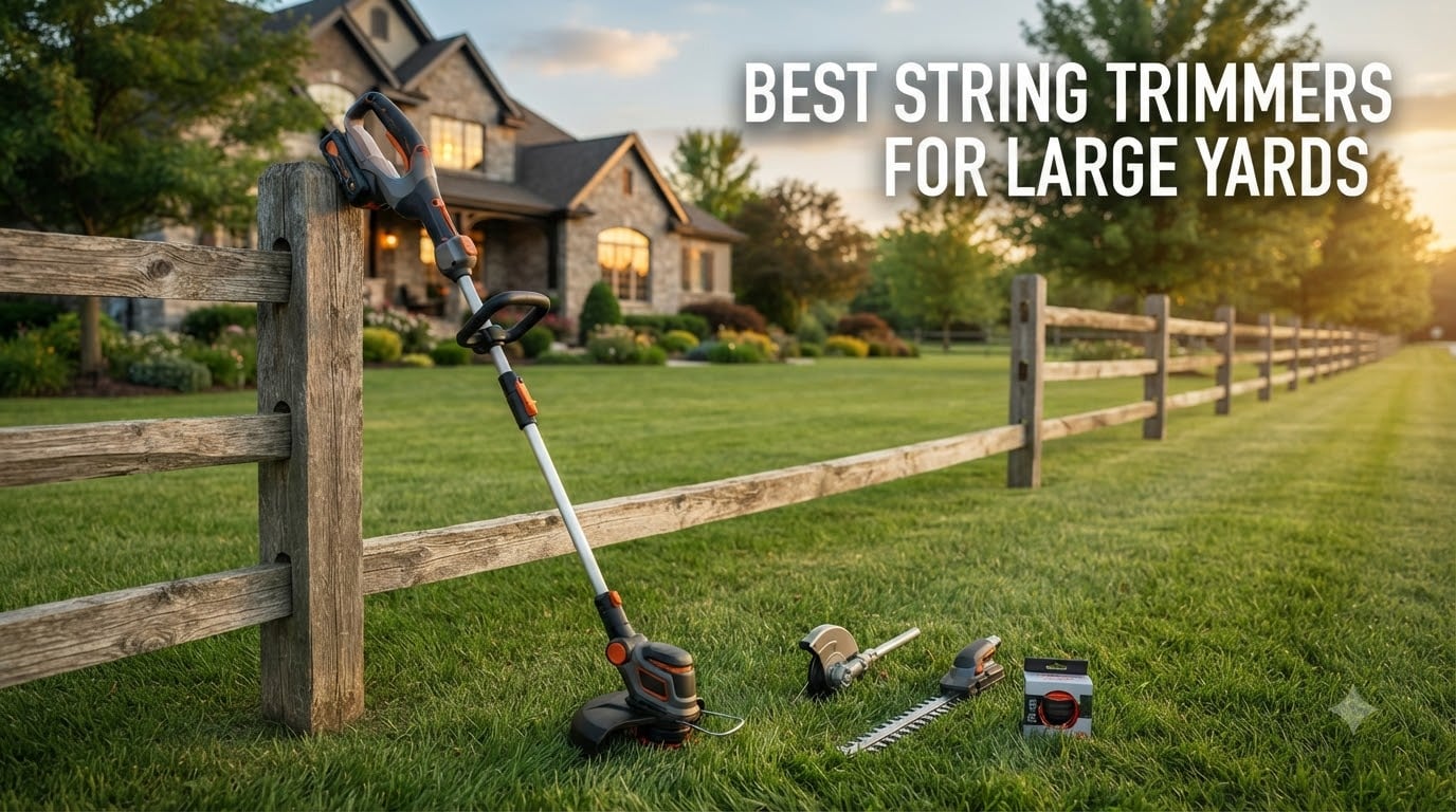 best string trimmers for large yards
