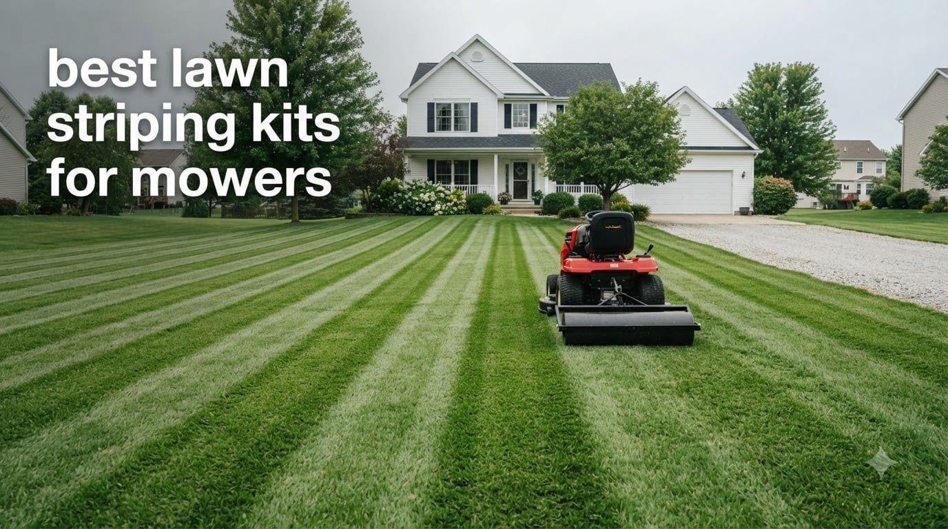 best lawn striping kits for mowers
