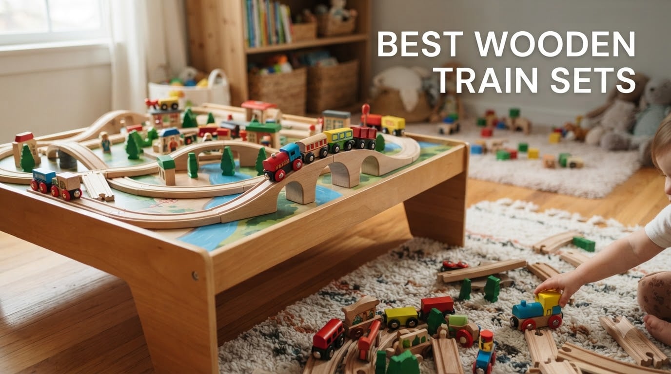 best wooden train sets