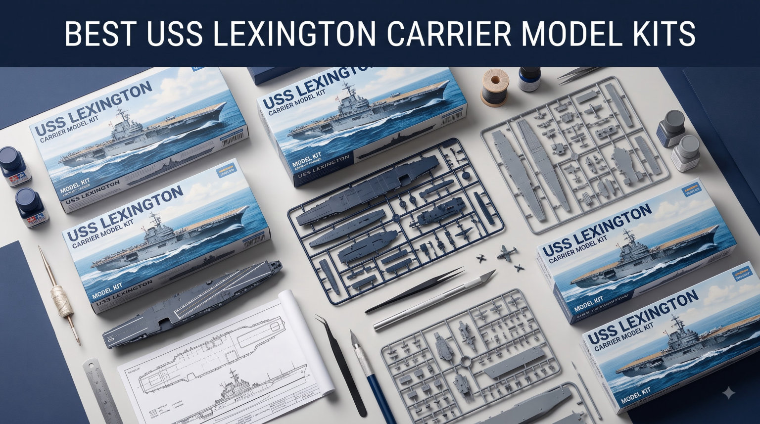 best uss lexington carrier model kits