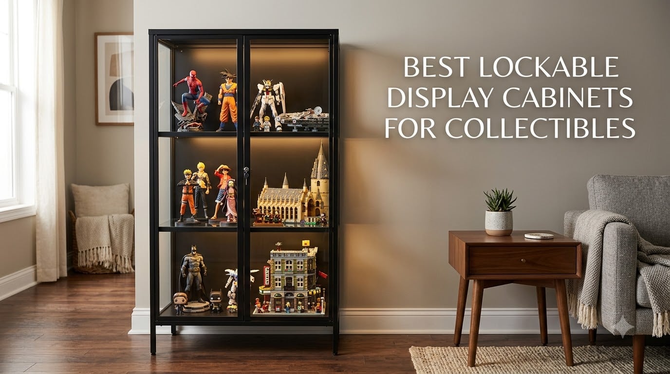 best lockable displays cabinets for collectibles