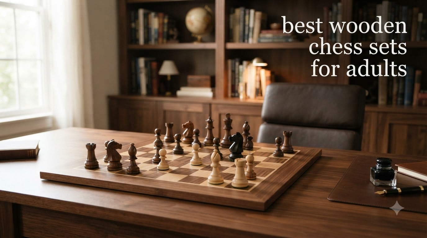 best wooden chess sets for adults