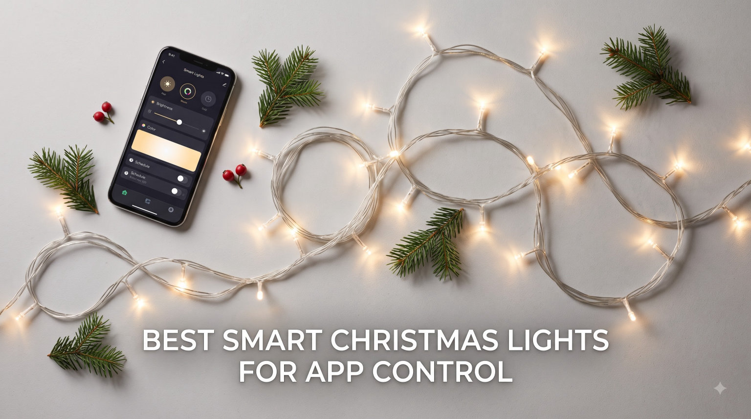 best smart christmas lights for app control