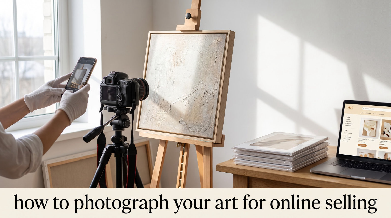 how to photograph your art for online selling