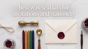 best wax seal kits for invitations and stationery