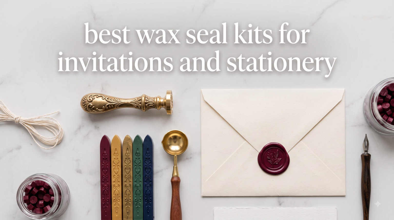 best wax seal kits for invitations and stationery