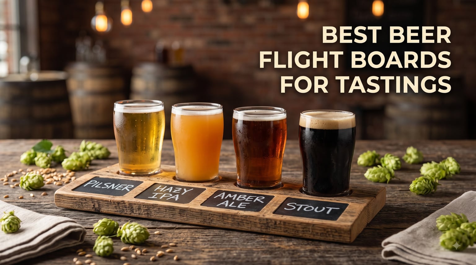 best beer flight boards for tastings