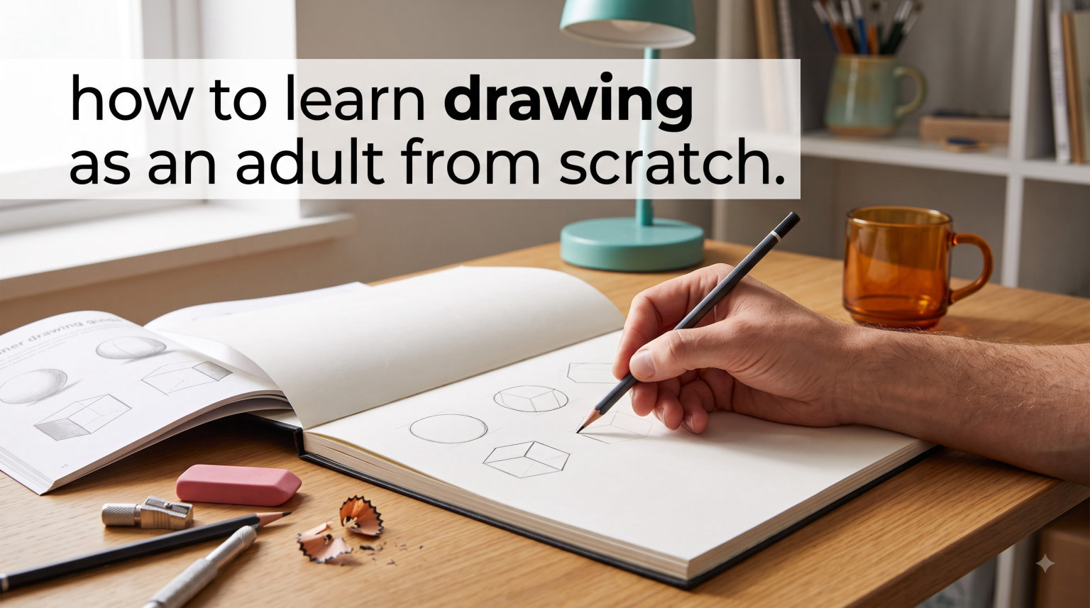 how to learn drawing as an adult from scratch