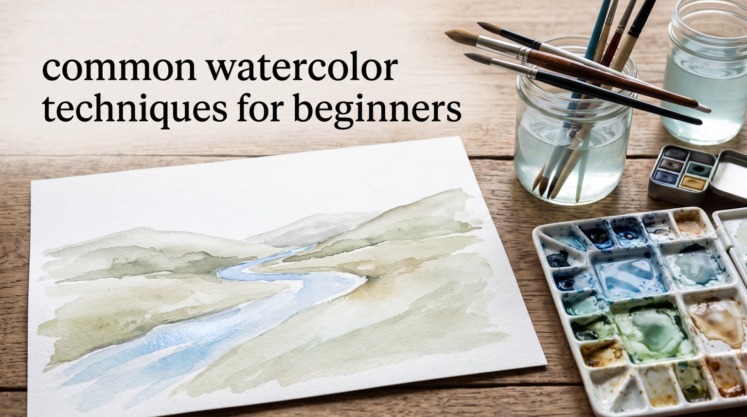common watercolor techniques for beginners