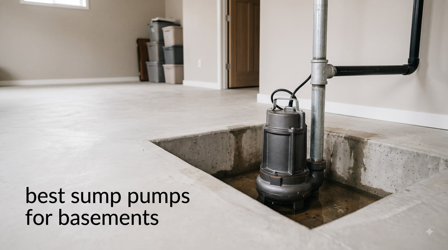 best sump pumps for basements