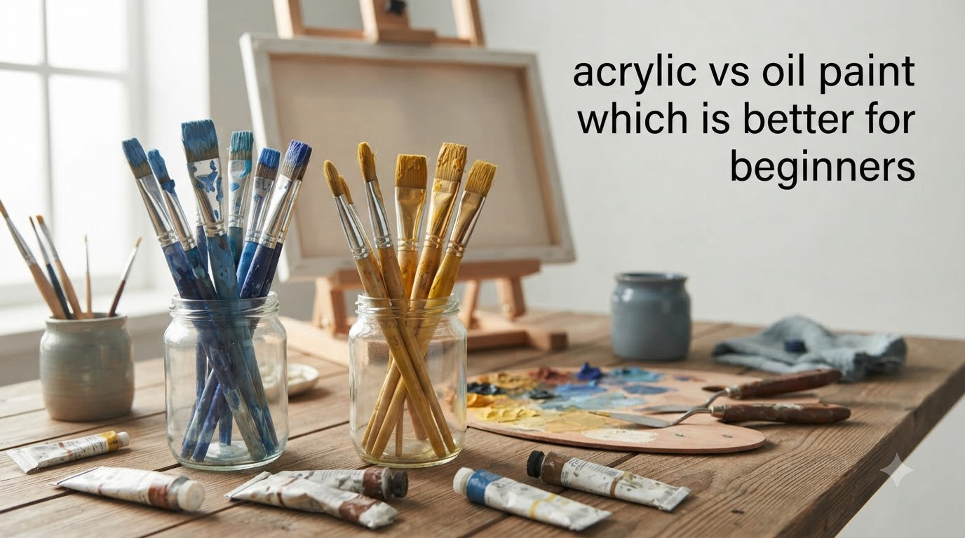 acrylic vs oil paint which is better for beginners