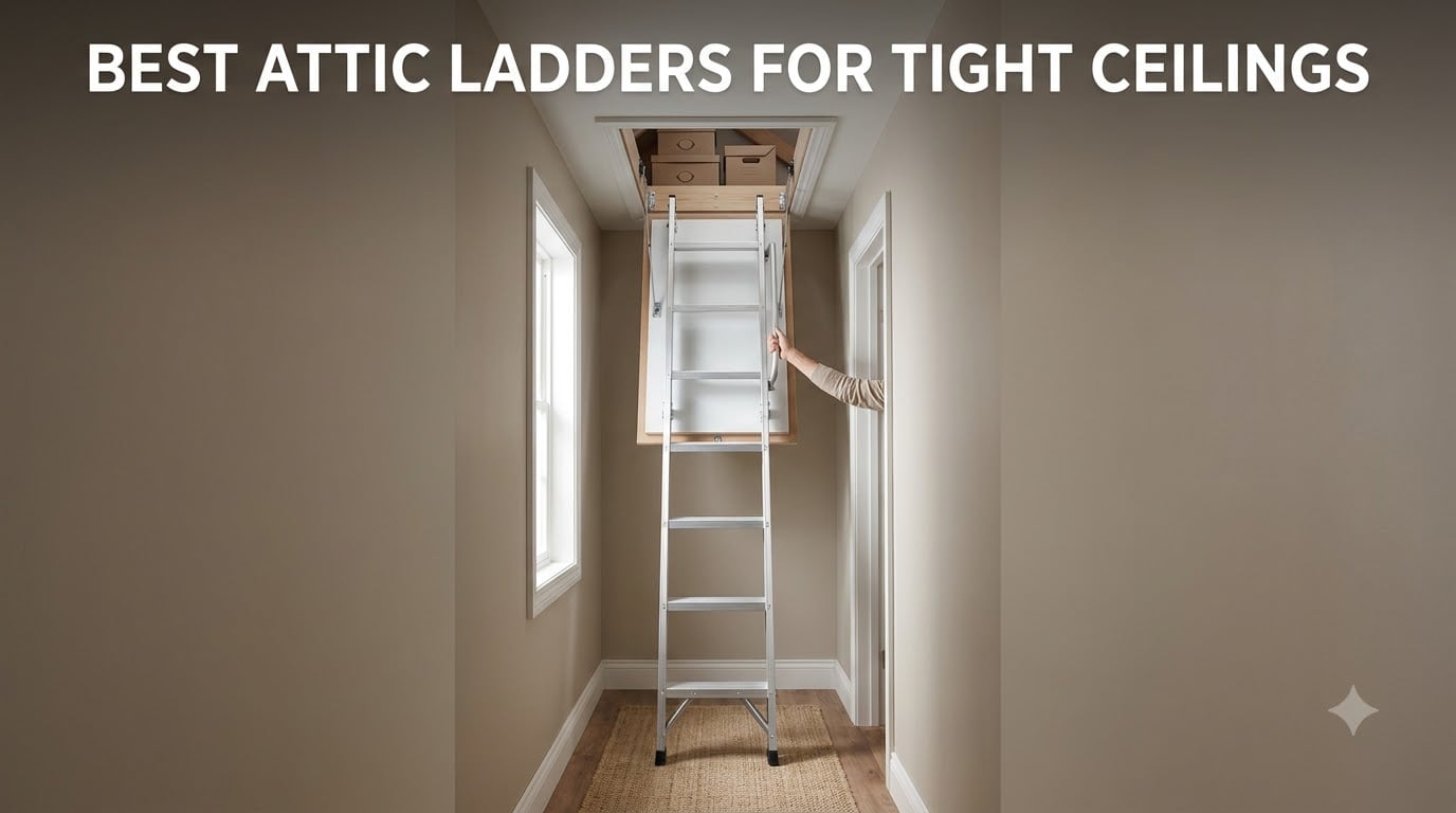 best attic ladders for tight ceilings