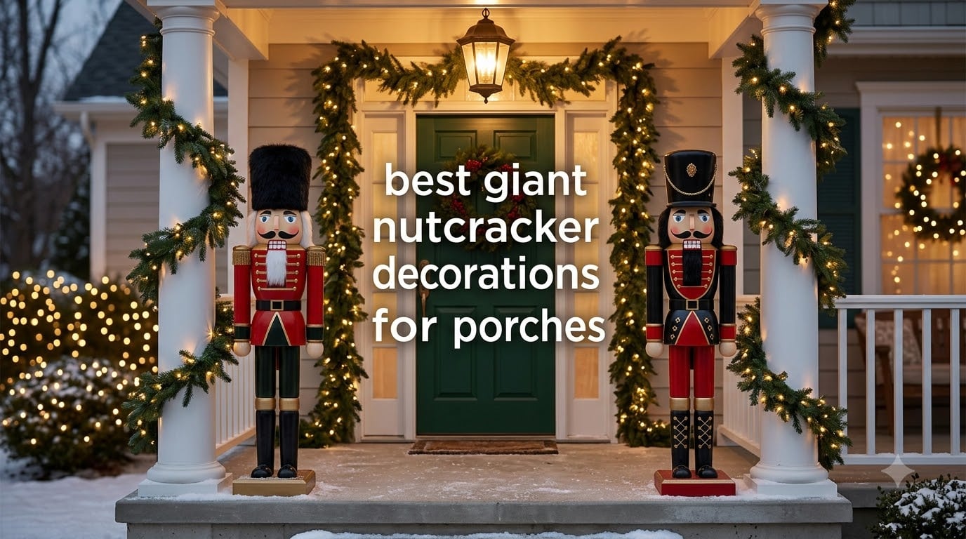 best giant nutcracker decorations for porches