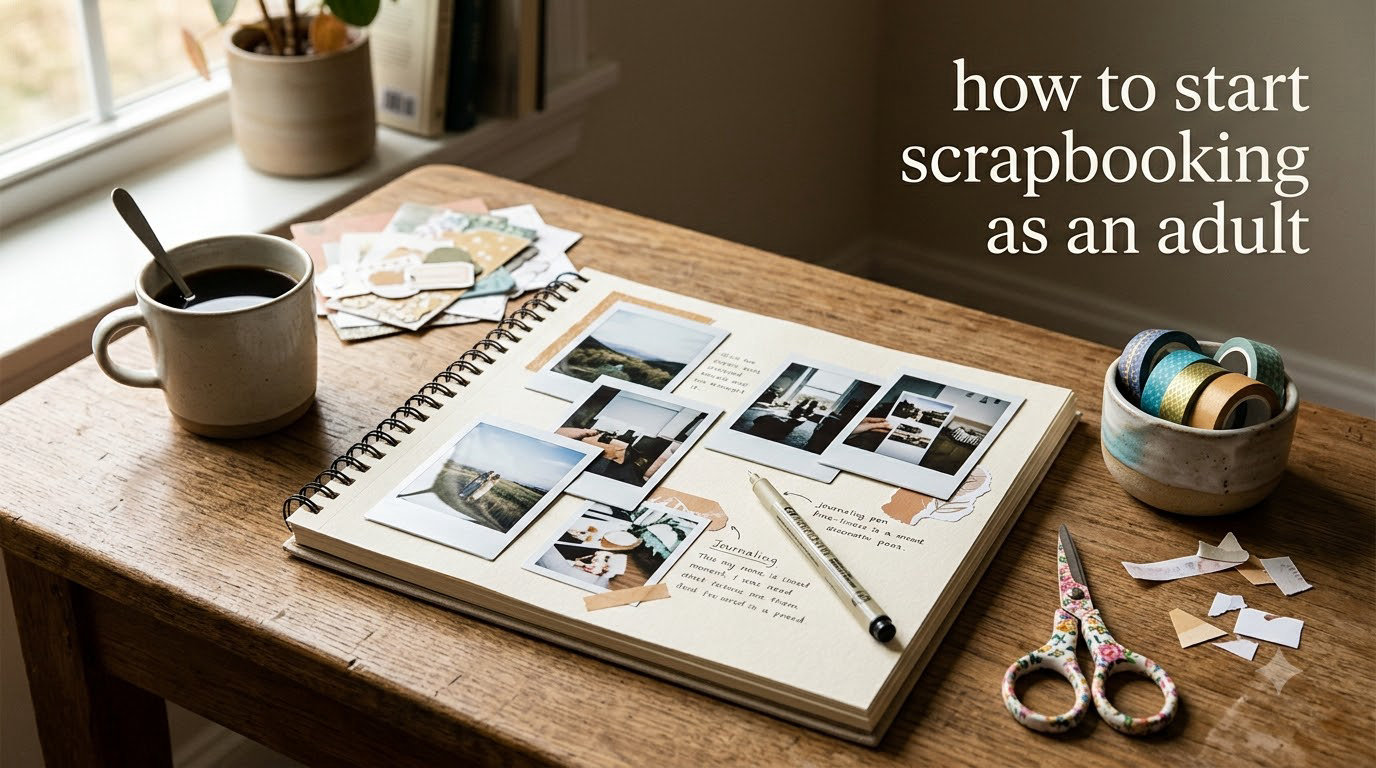 how to start scrapbooking as an adult