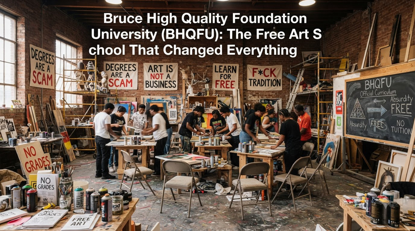 Bruce High Quality Foundation University (BHQFU): The Free Art School That Changed Everything