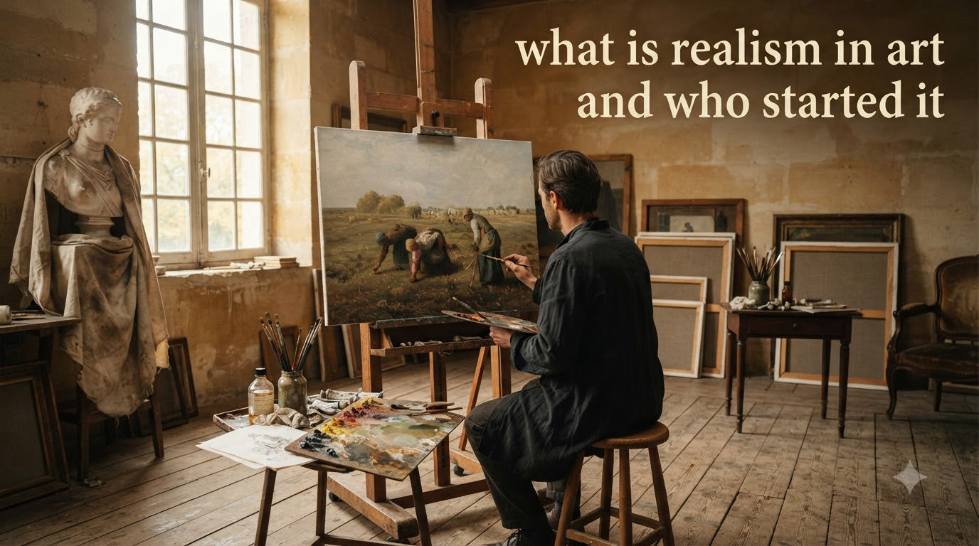what is realism in art and who started it