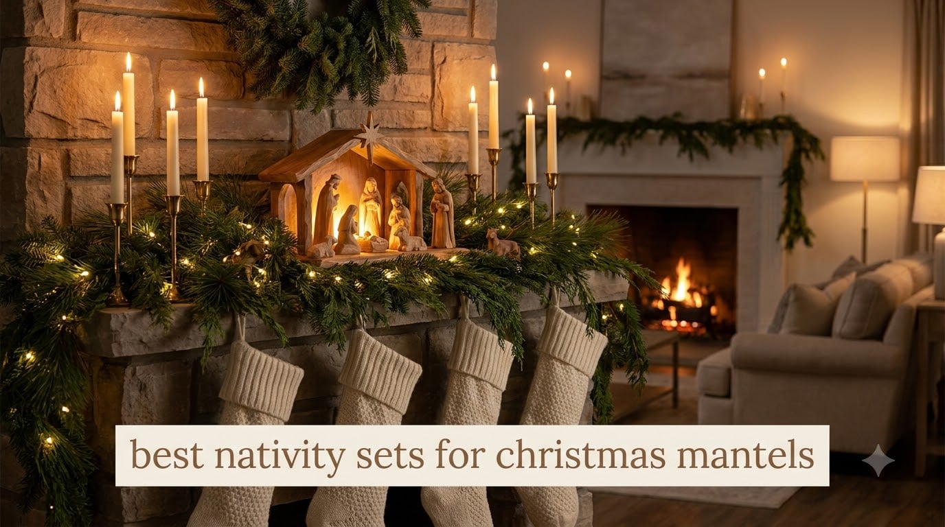 best nativity sets for christmas mantels