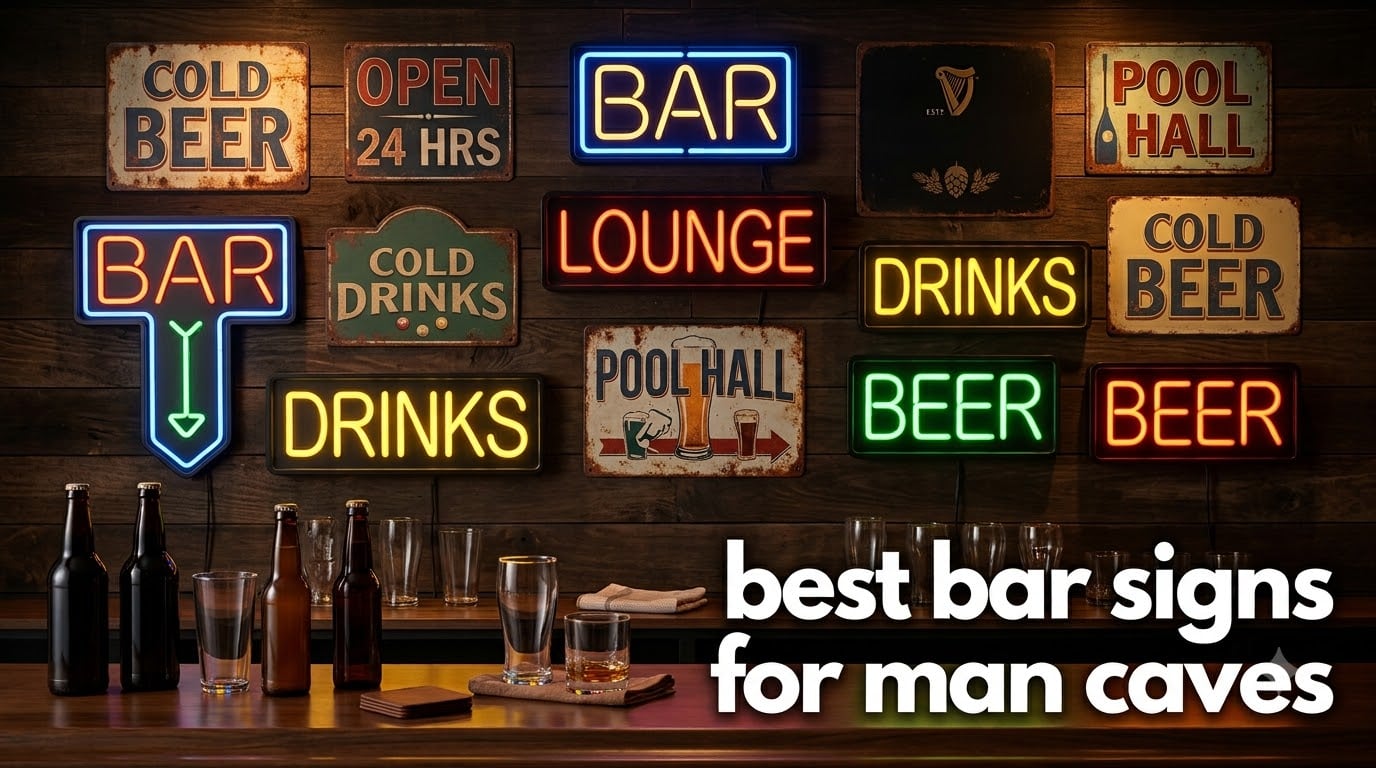 best bar signs for man caves