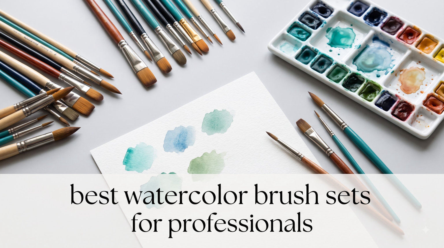 best watercolor brush sets for professionals