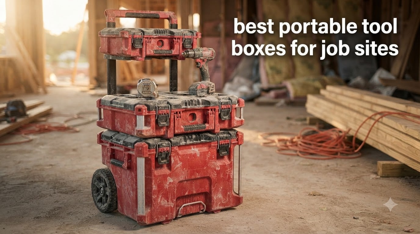 best portable tool boxes for job sites