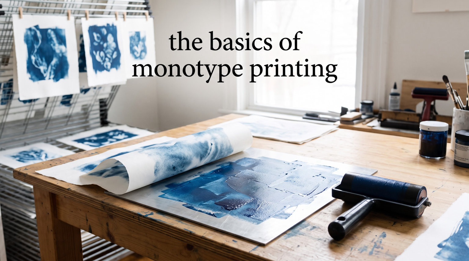 the basics of monotype printing