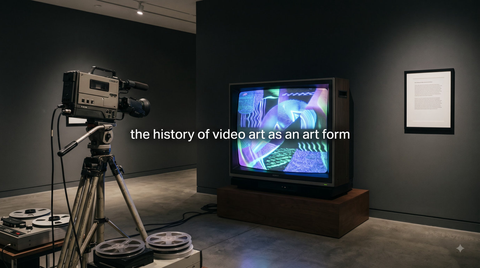 the history of video art as an art form