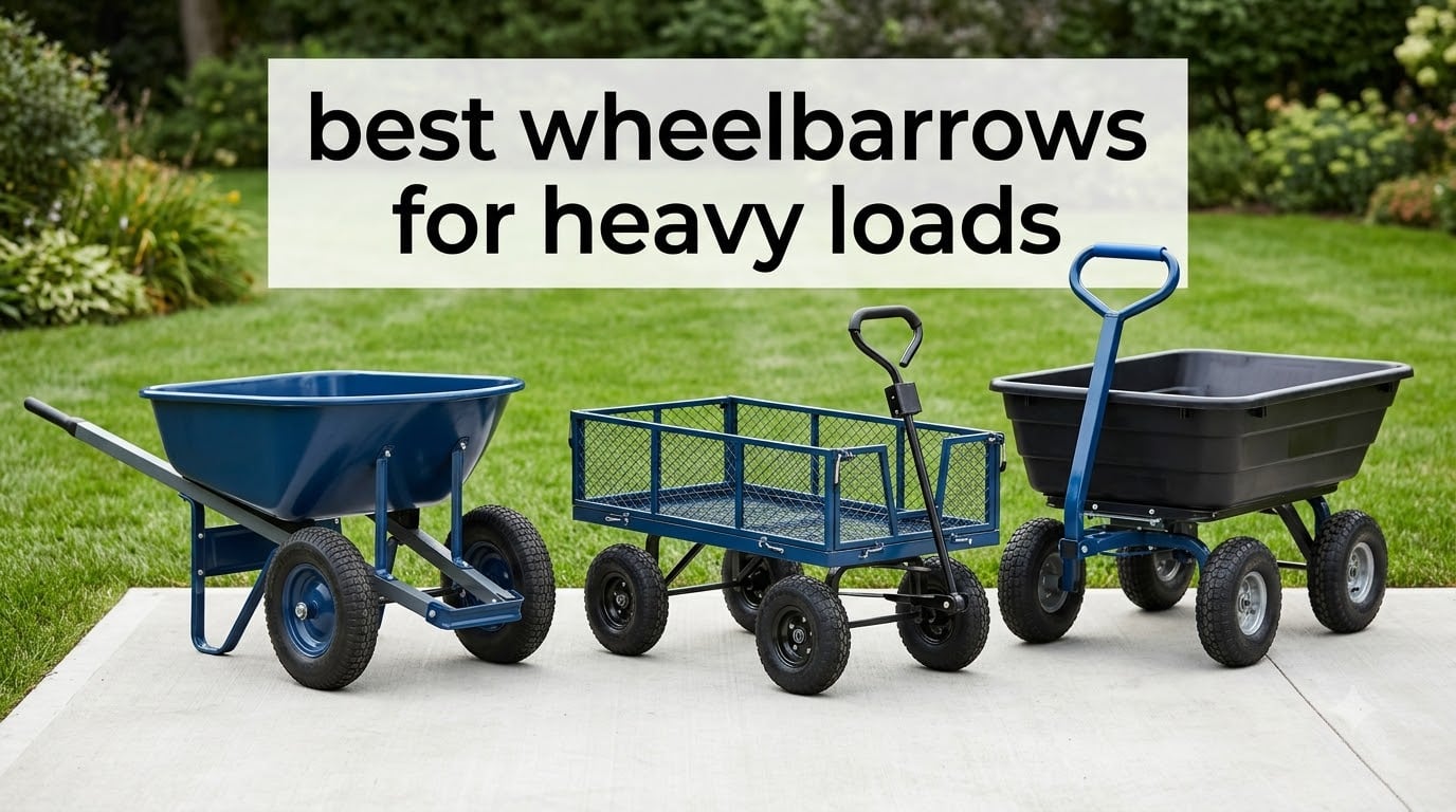 best wheelbarrows for heavy loads