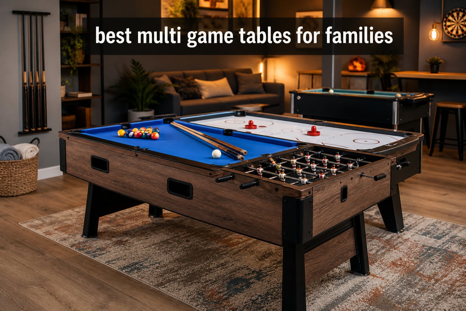 best multi game tables for families