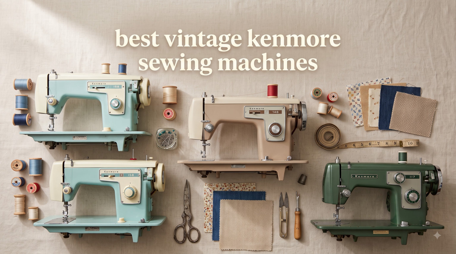 best vintage kenmore sewing machines