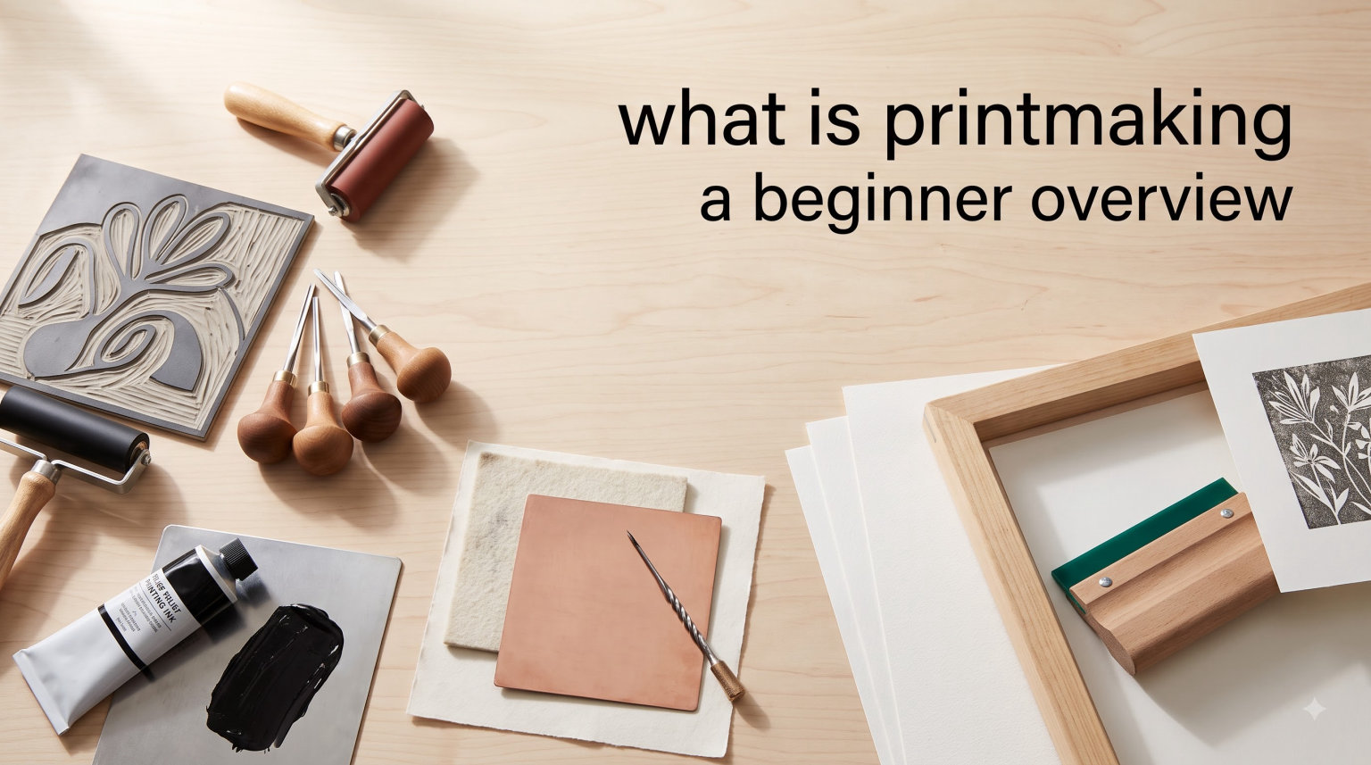 what is printmaking a beginner overview