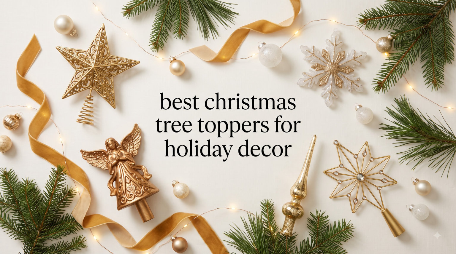 best christmas tree toppers for holiday decor
