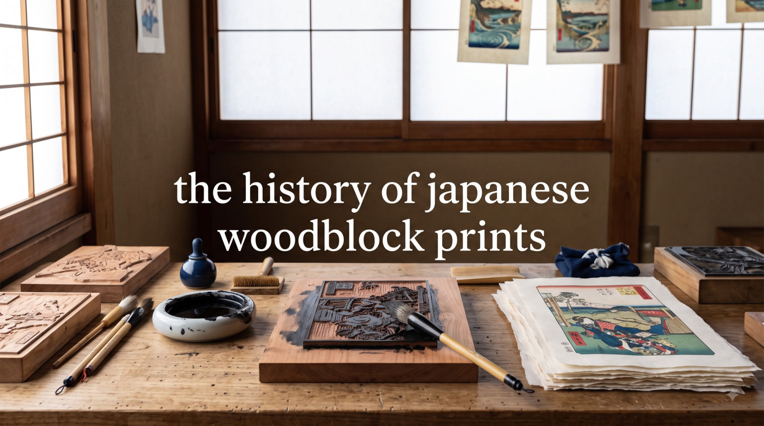 the history of japanese woodblock prints