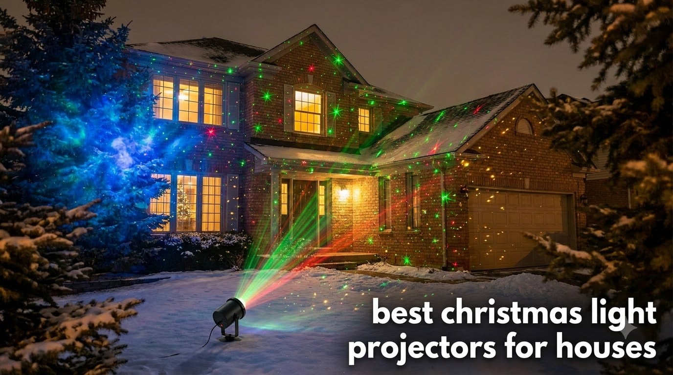 best christmas light projectors for houses