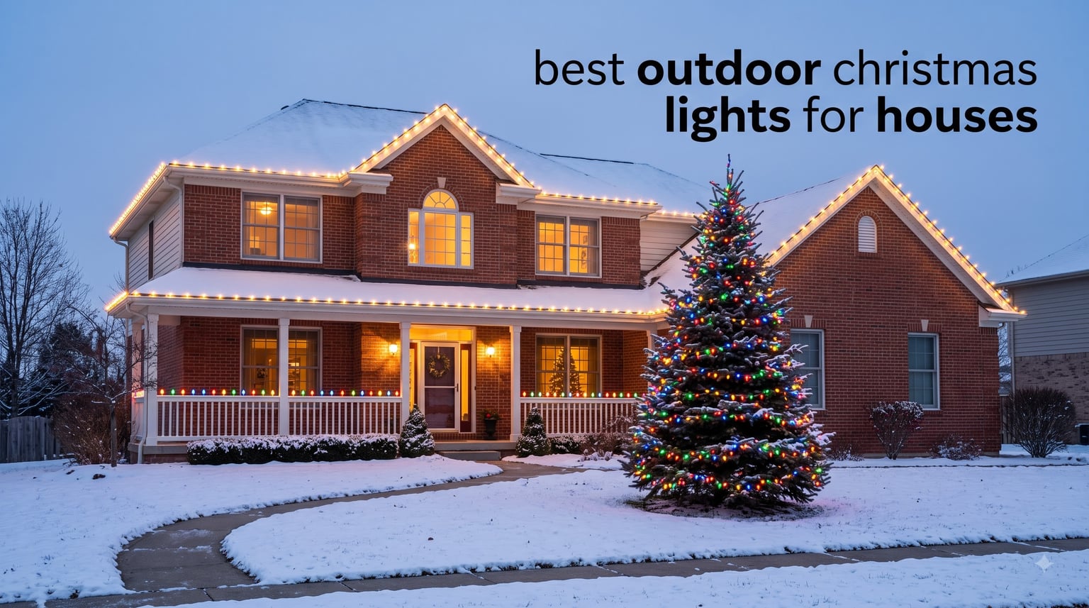best outdoor christmas lights for houses