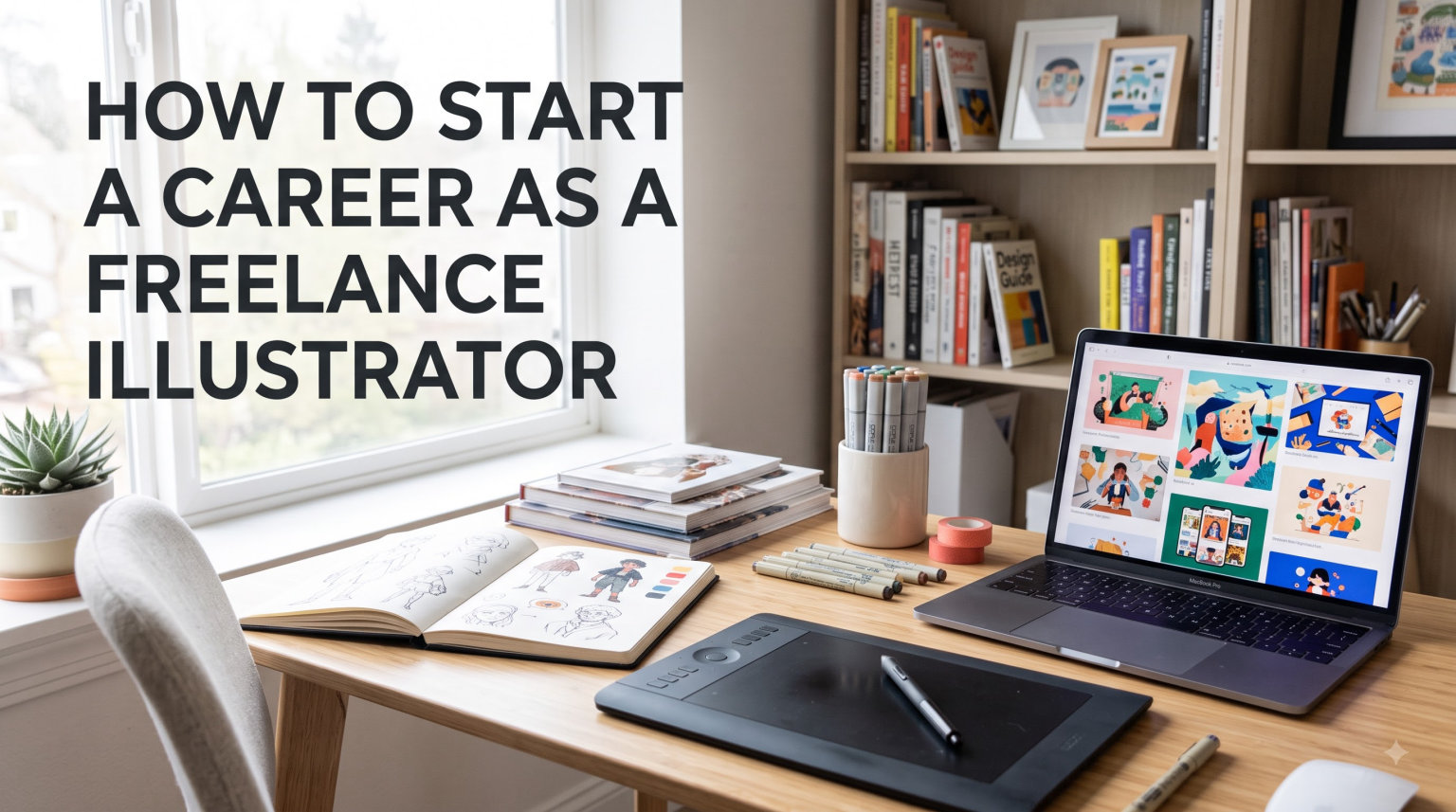 how to start a career as a freelance illustrator